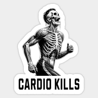 Cardio Kills Sticker